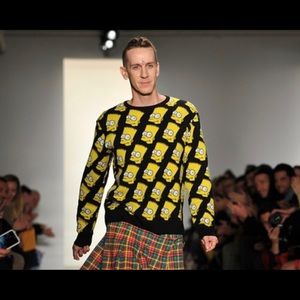 Jeremy Scott Iconic Bart Simpson Knit